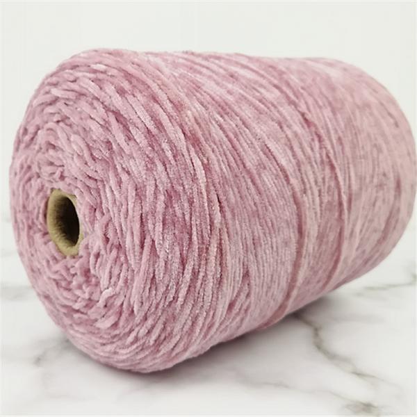 Quality 1/6.5NM DTY Chenille Polyester Yarn 100g 75g 50g 100% Polyester For Knitting for sale