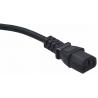 China 18 AWG (American wire gauge) universal power cord (NEMA 5-15P to IEC320C13)3ft 10A 125V for Personal Computer,PC Monitor factory