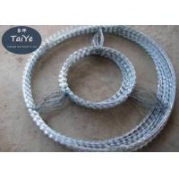 china Double Cross  Concertina Razor Barbed Wire Coils 1600 MPa High Tensile