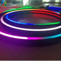 Quality Flexible LED Neon Light Strip WS2811 Black White Silicon Material For Wedding for sale