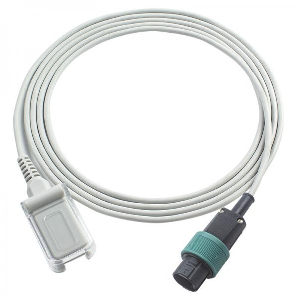 Quality Saadat Paediatric Spo2 Probe 7Pin To DB9 SpO2 Adapter Extension Cable 2.4M TPU for sale