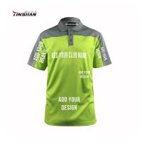 China Customs Logo Polyester Unisex Team Race Sportswear Cricket Uniforms Jersey Polo Shirt factory