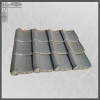 China Japanese Taoism Style Grey Slate Roof Tile For Villa Tea House Roofing factory