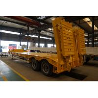 China Titan 2 axle 80 tons low loader trailer ,semi lowbed trailer for sale South Africa , Lowbed Trucks Vehicle factory