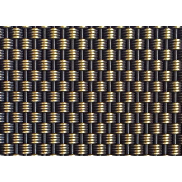 Quality Anti Bronze Weave Architectural Metal Mesh 4.6mm for sale