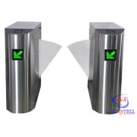 Quality Stainless Steel Retractable Flap Barrier Gate , Bi - directional Multi Access for sale