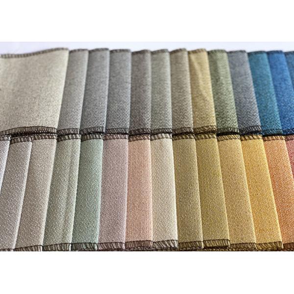 Quality Dyed Furniture Textile Fabric 240gsm Linen Polyester Textile for sale