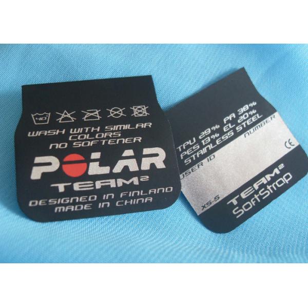 Quality Eco - Friendly Fabric Clothing Screen Printing Label Matt / Shinny Surface for sale