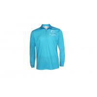 China 180GSM 100% Polyester Long Sleeve Tee Shirts Sublimation Printing And Embroidery for sale