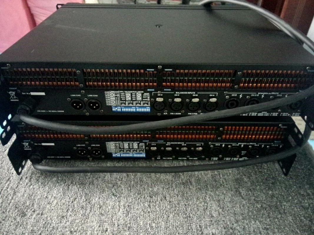 China High End Stereo Power Amplifier Lightweight For Sound System Rental for sale