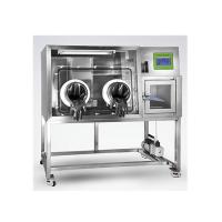 China Stainless Steel Lai-D2 Anaerobic Workstation Latex Glove Box With Large Lcd Screen for sale