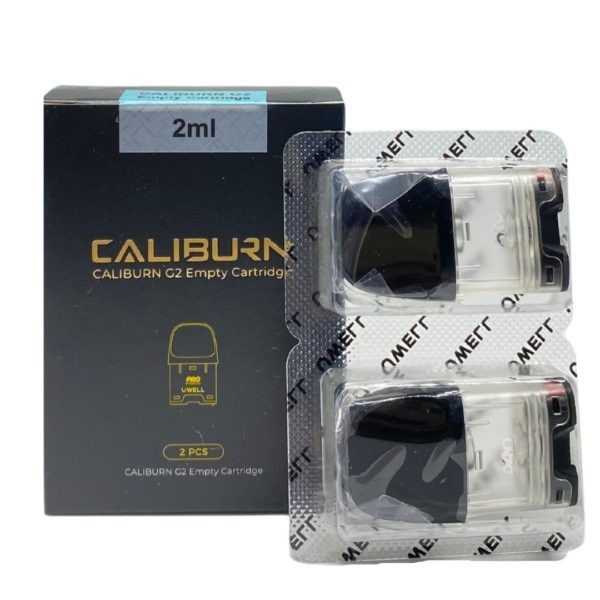 Quality Uwell Caliburn G2 Empty Pod Cartridges Replacement Pods 2pcs 2ml for sale