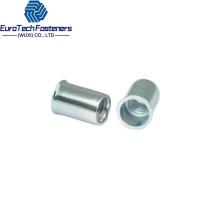 China Standoff Reduced Head Plain Body Rivet Nuts Clamp With Open End Blind Rivet Nut M2M3M4M5M6m8 factory