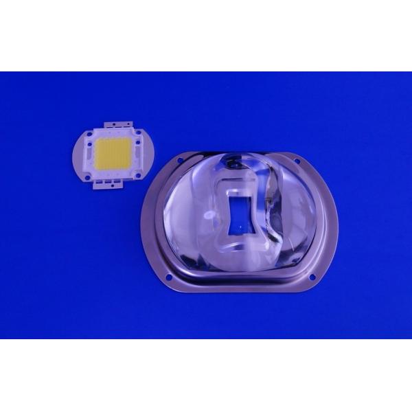 Quality 100W Glass Lens LED Street Light Retrofit Kits For Street Light Fixtures for sale