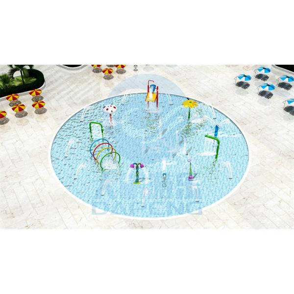 Quality Malaysia Resort Water Slide Aqua Park 400㎡ Water Splash Zone For Children for sale