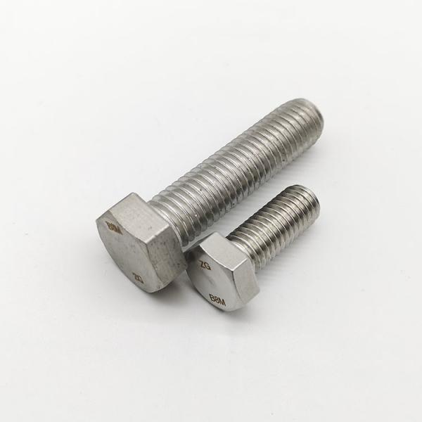 Quality ASTM A193M Class B8M Hex Heavy Screws SS316 Stainless Steel Screws Nuts Bolts for sale