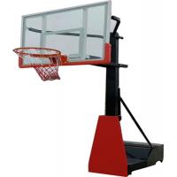 China Manual Hydraulic Basketball Frame with 120*80cm Boards and 205-275cm Lifting Height factory