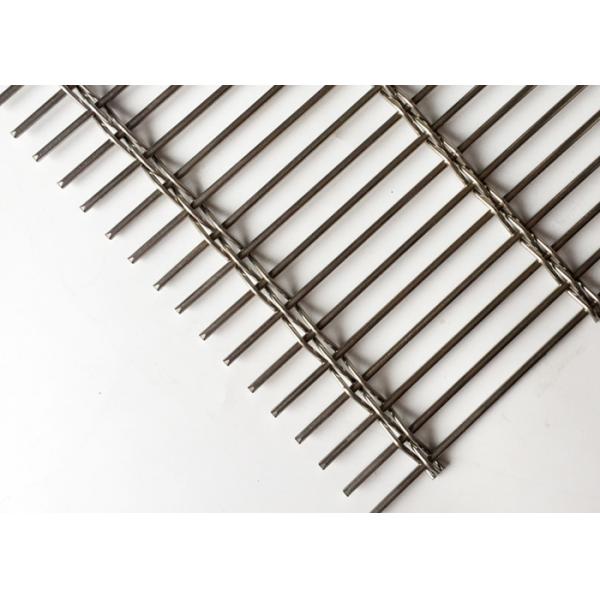 Quality SS304 Plain Weave Metal Decorative Exterior Facade For Architectural Woven Wire for sale