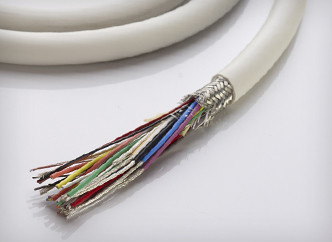 Quality Medical Device Cables Ultrasound Cable Assembly Multiple Core PFA Insulation for sale