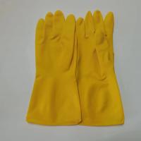 Quality Thickening Acid Resistance Latex Household Glove 32CM Industrial Latex Glove for sale