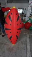 China Personalised Fruit Shaped Balloons , 1.2m Long Inflatable Watermelon Slicer factory