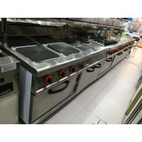 Quality Western Kitchen Equipment Commercial Gas Stove 4 Burner with Down Oven 700*700*850+70mm for sale