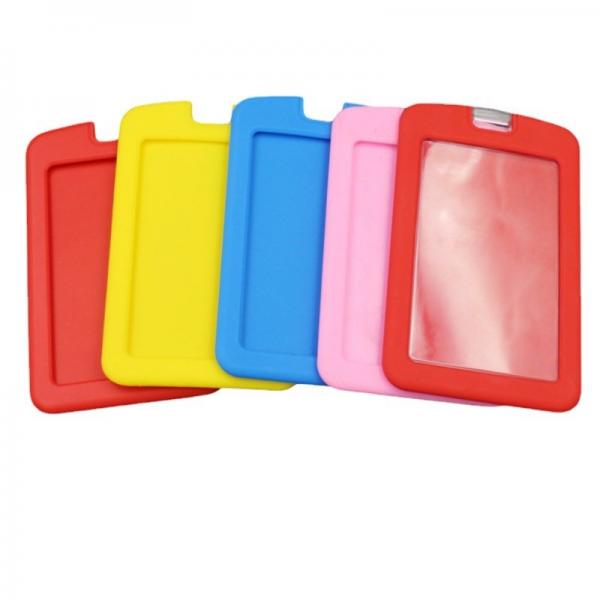 Quality Multicolor Durable Silicone ID Card Holder Multipurpose Waterproof for sale