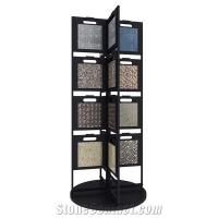 China ODM Floor Tile Display Rack For Exhibition Fair Ceramic Tile Sample Display Board Stand for sale
