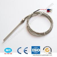 China Electric 3- Wire Thermocouple RTD Pt100 For 300c 600C In High Temperature factory
