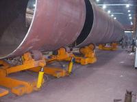 China Butt Welding Pipe Turning Rollers Hydraulic Lifting Tank Welding Equipment factory