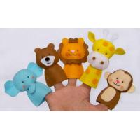 China Funny Wild Animal Felt Finger Puppets , Cute Monkey Finger Puppets for sale