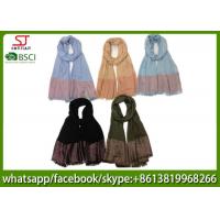 China China supplier Gilding spring summer scarf 70*180cm 100% Viscose pashmina keep fashion wrap factory