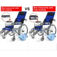 China Disabled Elderly Lightweight Folding Wheelchairs For Travelling factory