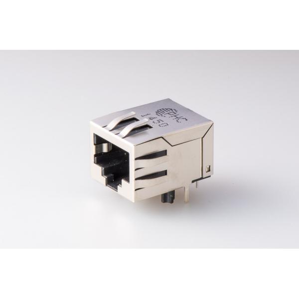 Quality Full Shielded 8P8C Single Port Modular RJ45 Ethernet Jack With Transformer and Without LED for sale