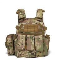 China 600D MOLLE Tactical Vest Camouflage Nylon Multi Functional 1.1kg factory
