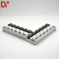 Quality 40*33 Aluminium Alloy Flow Rail PP Plastic Roller Track Durable For Industry for sale