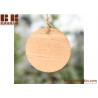 China Unfinished Wood Round Laser Cut Ornaments Christmas tree ornaments Holidays Gift Ornament factory