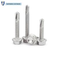 Quality Hex Head Stainless Steel Sheet Metal Screws 904l 410 316 Ss 304 Hex Bolt Self for sale