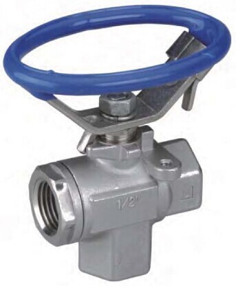 Quality Screwed End 1500WOG Flanged Ball Valve Blow - Out Proof Stem Design for sale