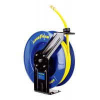 China Goodyear Steel Spring Driven Low Pressure air water retractable hose reel 20m hose factory