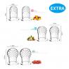 China Safe Non Toxic Silicone Baby Fruit Feeder Pacifier 6Pcs With 6 Different Sized factory