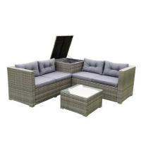 China Wicker Patio Corner Sofa Set Customized Color Rattan Outdoor Furniture factory