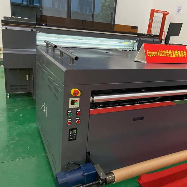 Quality 8* I3200Head 1800MMTextile Fabric Printers With Pigment Ink with240㎡/hspeed for cloth/hometextile/mat/shower curtain for sale