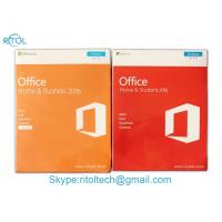 China Microsoft Office Home And Business 2016 FPP , Microsoft Office Home & Business 2016 Retail Key Genuine Sealed Box for sale