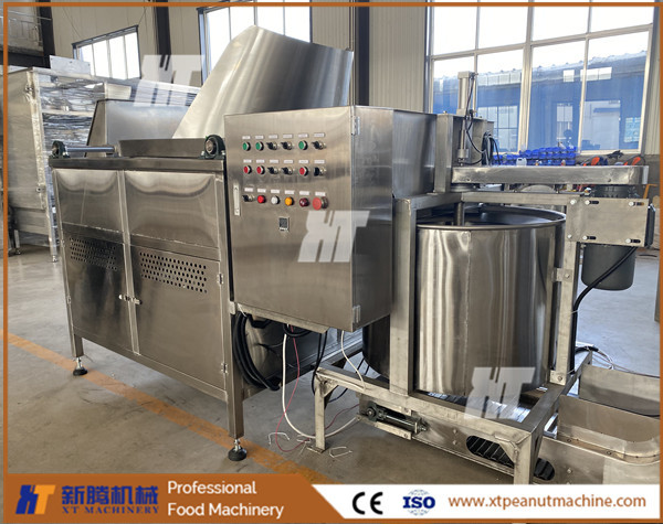 Quality Automatic Peanut Deep Frying Machine Cashew Nuts Deep Fryer Peas Frying Machine for Sale for sale