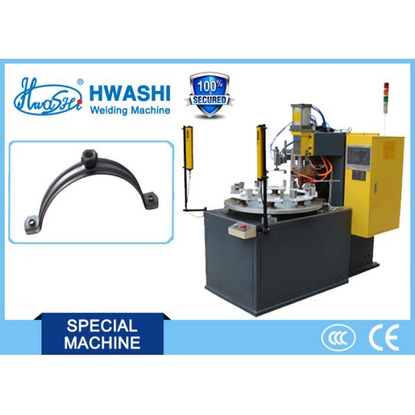 Quality Steel Pipe Clamp / Pipe Hold Welding Machine, CNC Spot Welding Machine With Rotary Table for sale