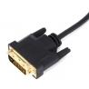 China DVI Male To VGA Female Conversion Cable , 24+1 DVI To VGA Cable Video Output Connect Data Wire factory