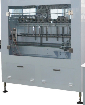 Quality Anticorrosive Bleach Filling Machine Chemical Packaging Machines 12 Heads 1800 BPH 80ml 1000ml for sale