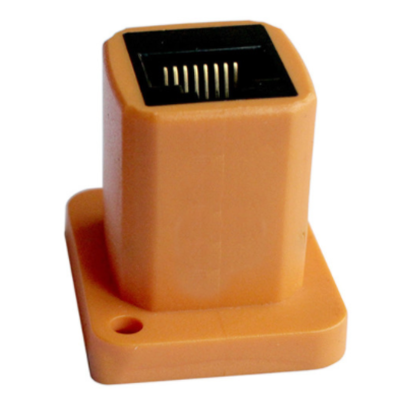 180 degree panel RJ45 straight extension adapter