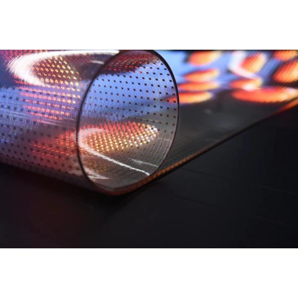 Quality P6 P10 Transparent LED Display Panel Flexible Full Color For Indoor for sale